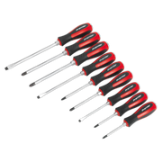 Sealey Premier Hammer-Thru Screwdriver Set 9 Piece
