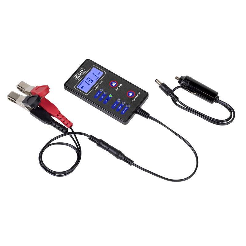 Sealey Battery & Alternator Tester AK500 12V with LCD Screen