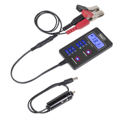 Sealey Battery & Alternator Tester AK500 12V with LCD Screen