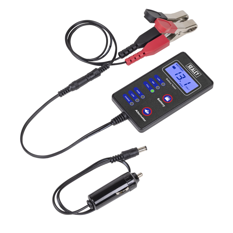 Sealey Battery & Alternator Tester AK500 12V with LCD Screen
