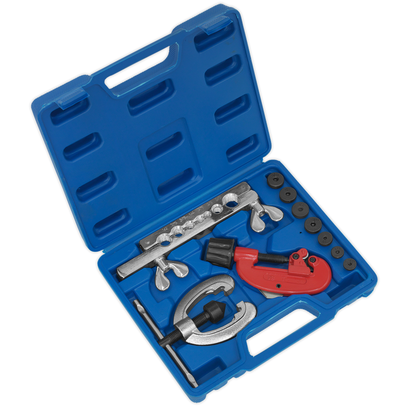 Sealey Pipe Flaring & Cutting Kit 10 Piece - Model AK506