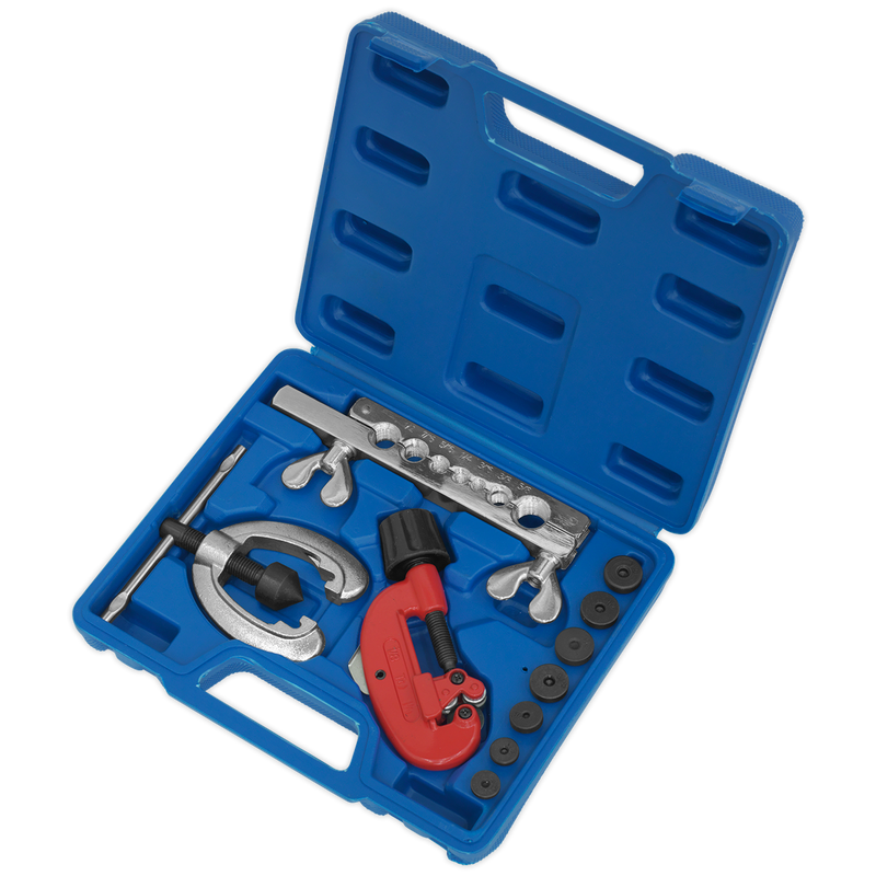 Sealey Pipe Flaring & Cutting Kit 10 Piece - Model AK506