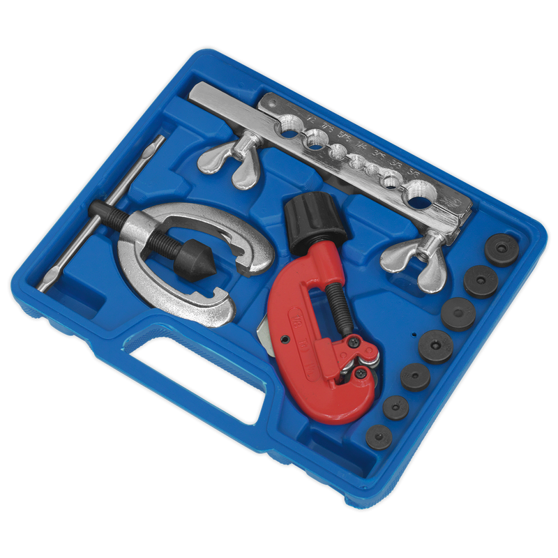 Sealey Pipe Flaring & Cutting Kit 10 Piece - Model AK506