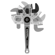 Sealey Premier Adjustable Pipe Wrench 9-38mm Multi-Angle Tool