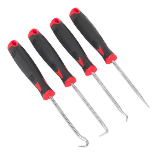 Sealey Mini Hook & Pick Set 4 Piece - 165mm Length