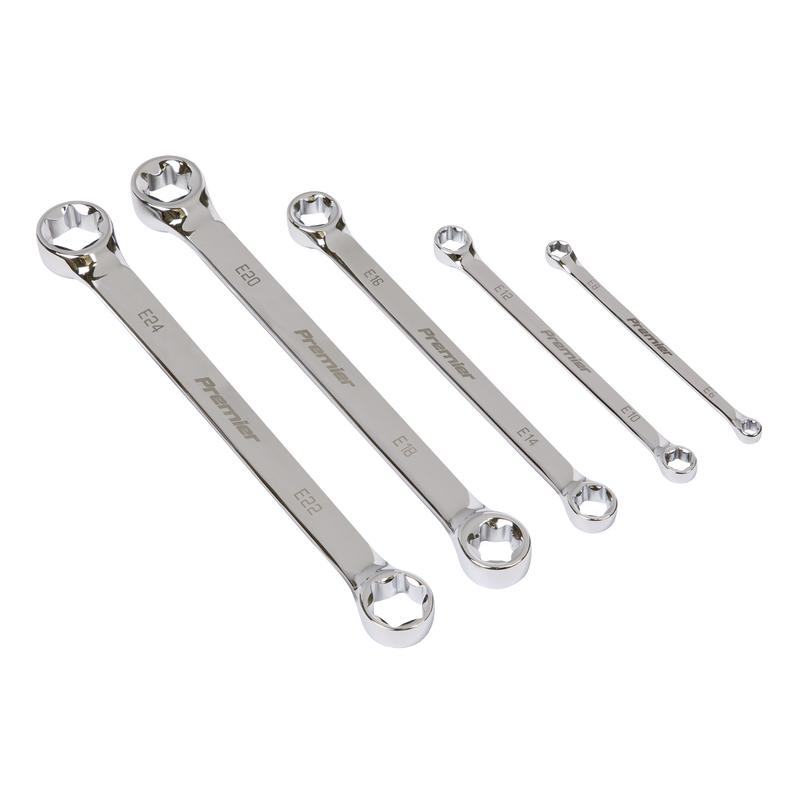 Sealey Premier Double End Spanner Set 5 Piece AK5481