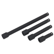 Sealey Premier Impact Extension Bar Set 1/2"Sq Drive 4 Piece