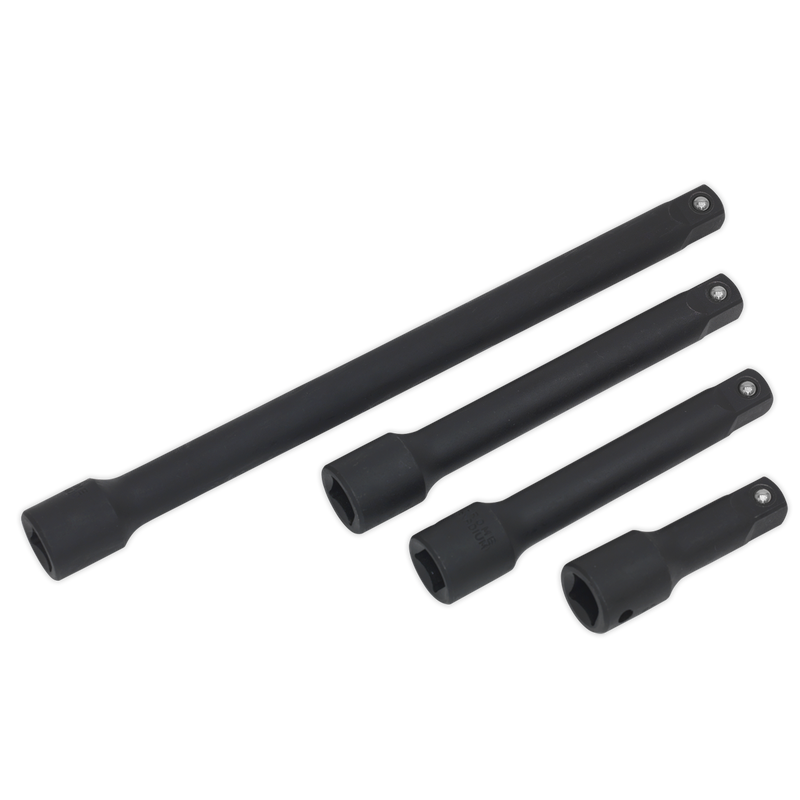 Sealey Premier Impact Extension Bar Set 1/2"Sq Drive 4 Piece