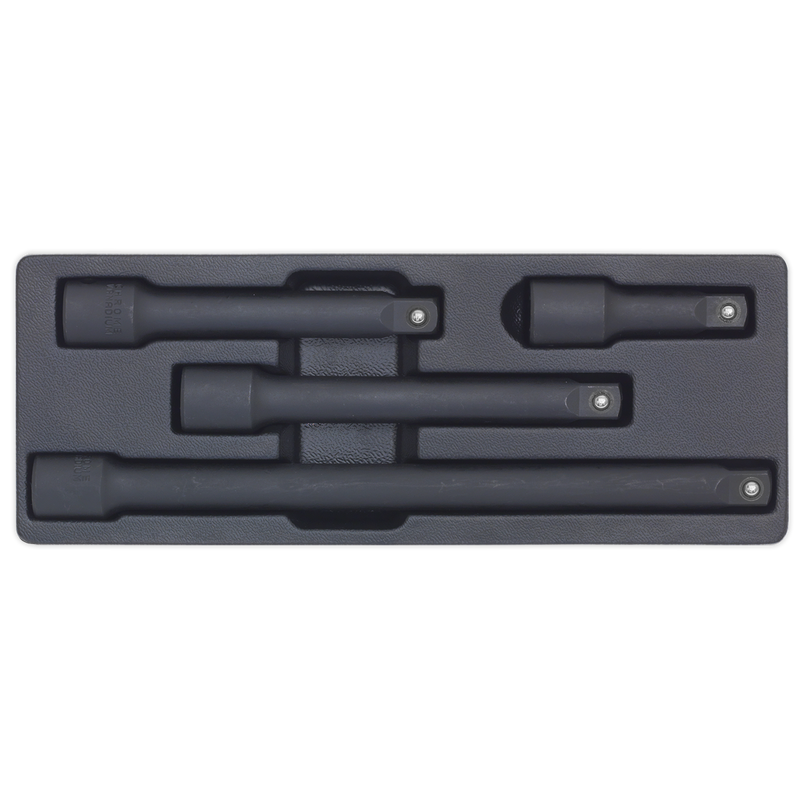 Sealey Premier Impact Extension Bar Set 1/2"Sq Drive 4 Piece