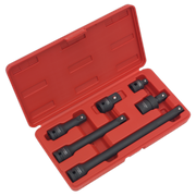 Sealey Premier Impact Adaptor & Extension Bar Set 1/2"Sq Drive 6 Piece