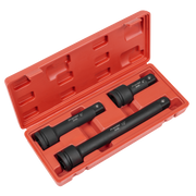 Sealey Premier Impact Extension Bar Set 3/4"Sq Drive 3 Piece