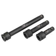 Sealey Premier Impact Extension Bar Set 3/4"Sq Drive 3 Piece