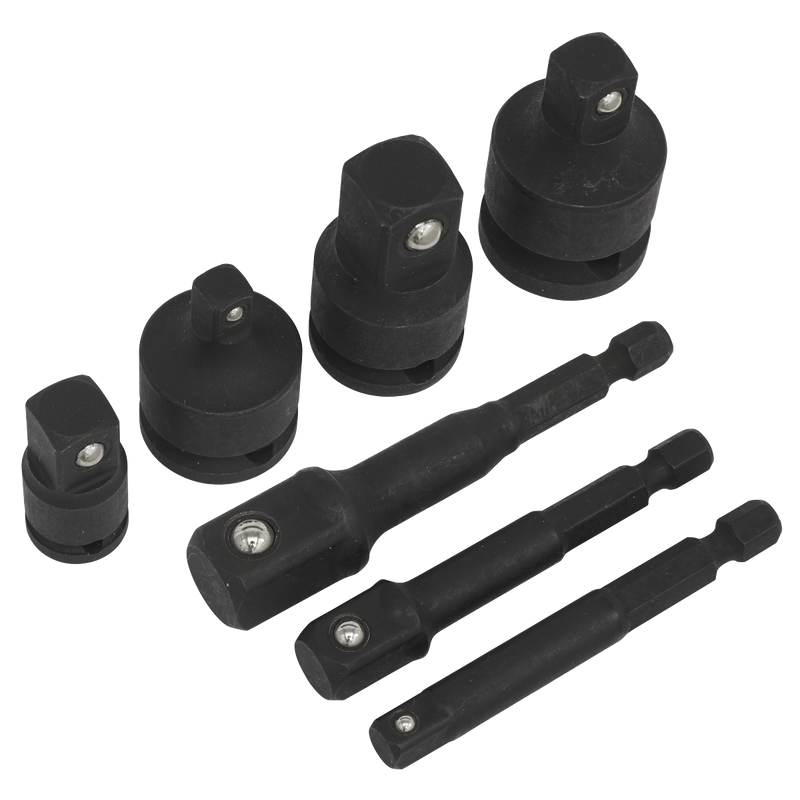 Sealey Premier Impact Socket Adaptor Set 7 Piece AK5522