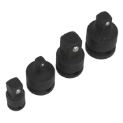 Sealey Premier Impact Socket Adaptor Set 4 Piece AK5523 3/8" to 1/4"