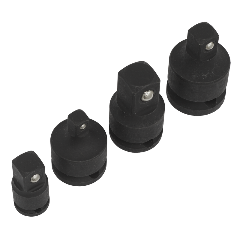Sealey Premier Impact Socket Adaptor Set 4 Piece AK5523 3/8" to 1/4"