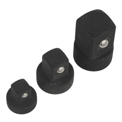 Sealey Premier Low Profile Impact Socket Adaptor Set 3 Piece
