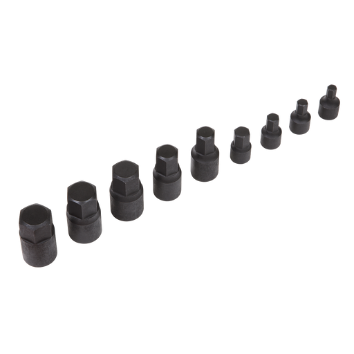 Sealey Premier Socket Bit Set 1/4" & 3/8" Drive 9 Piece AK5525