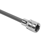 Sealey Premier Extra-Long Spline Socket Bit M8 x 800mm 1/2"Sq Drive
