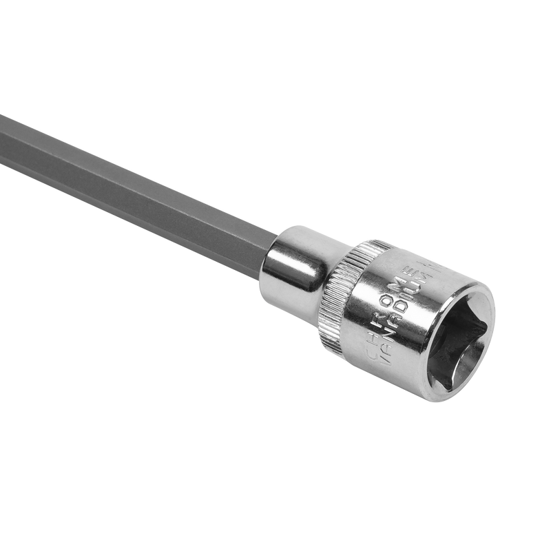 Sealey Premier Extra-Long Spline Socket Bit M8 x 800mm 1/2"Sq Drive