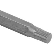 Sealey Premier Extra-Long Spline Socket Bit M8 x 800mm 1/2"Sq Drive