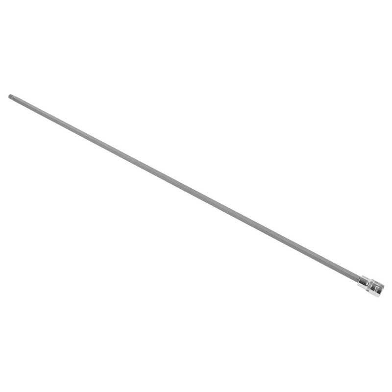 Sealey Premier Extra-Long Spline Socket Bit M10 x 800mm 1/2"Sq Drive