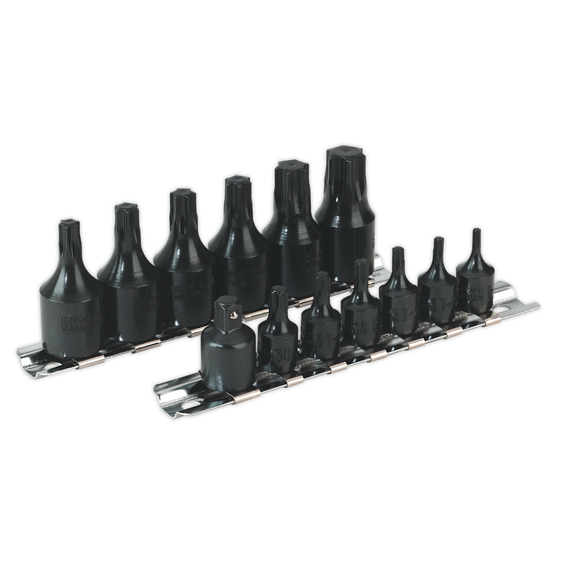 Sealey Premier Socket Bit Set 13 Piece 1/4" & 3/8" Drive AK5584