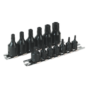 Sealey Premier Security Socket Bit Set 1/4" & 3/8"Sq Drive 13 Piece