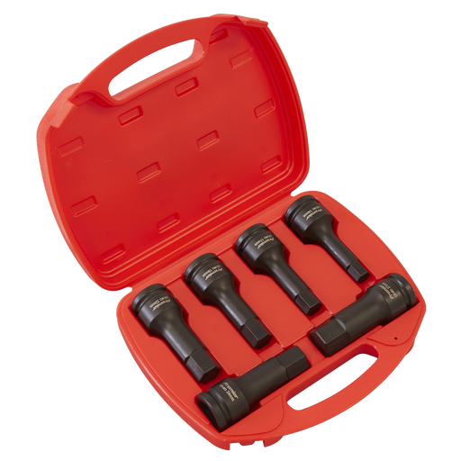 Sealey Premier Impact Socket Bit Set 3/4" Drive 6 Piece