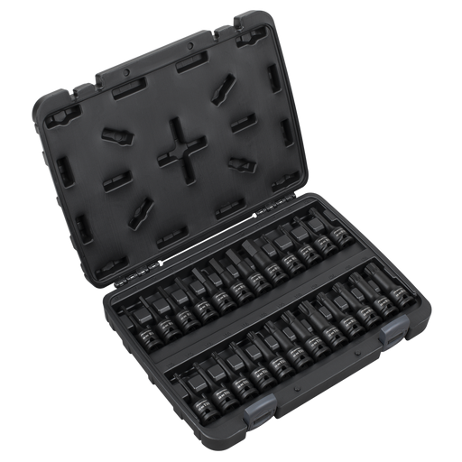 Sealey Premier Socket Bit Set 1/2" Drive 24 Piece