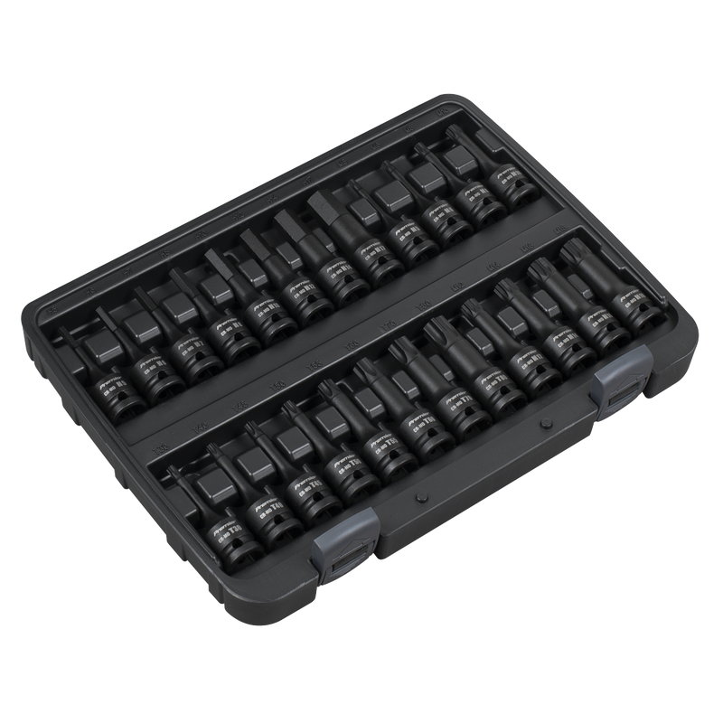Sealey Premier Socket Bit Set 1/2" Drive 24 Piece