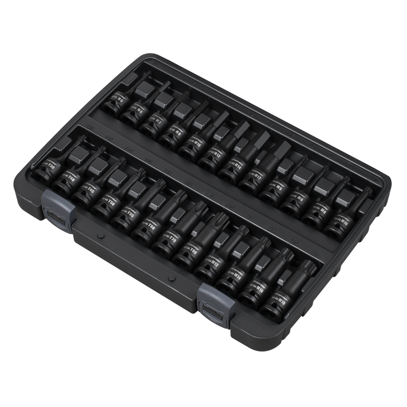 Sealey Premier Socket Bit Set 1/2" Drive 24 Piece