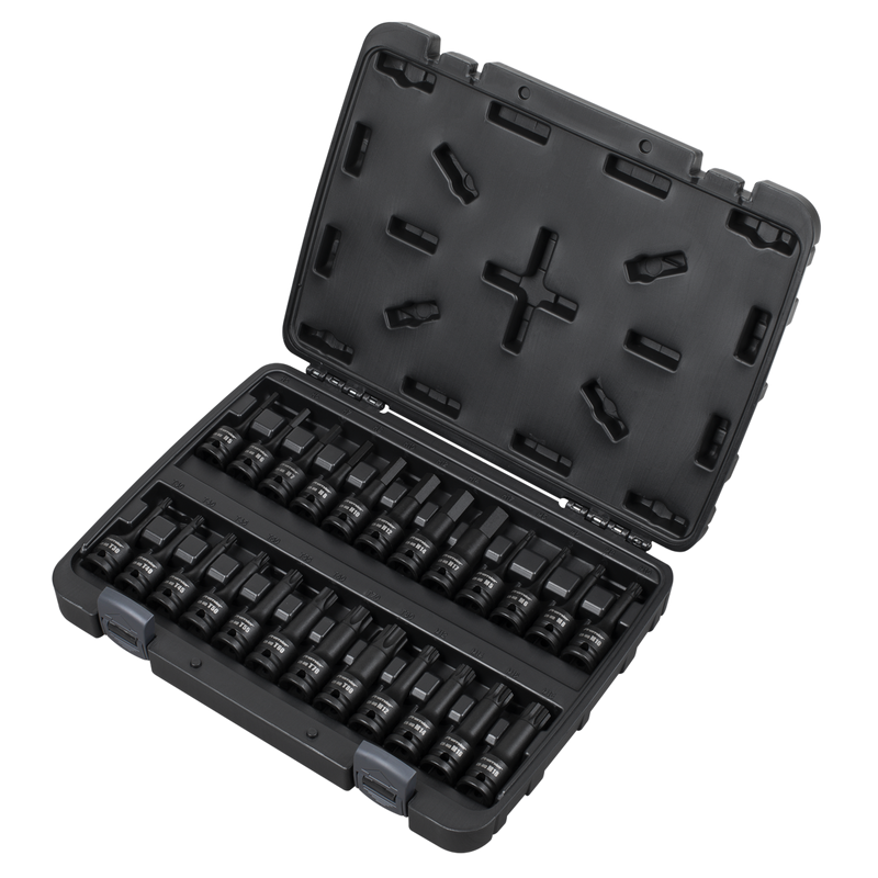 Sealey Premier Socket Bit Set 1/2" Drive 24 Piece