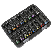 Sealey Premier Impact Socket Bit Set 1/2" Drive 16 Piece