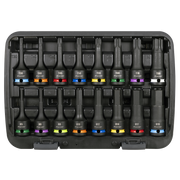 Sealey Premier Impact Socket Bit Set 1/2" Drive 16 Piece