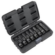 Sealey Premier Impact Socket Bit Set 1/2"Sq Drive 8 Piece