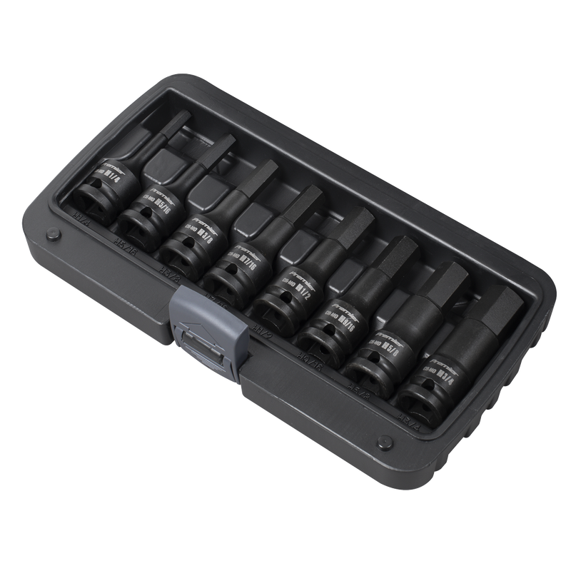 Sealey Premier Impact Socket Bit Set 1/2"Sq Drive 8 Piece
