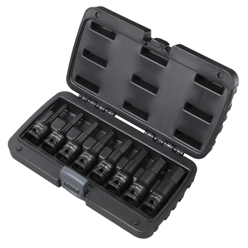 Sealey Premier Impact Socket Bit Set 1/2"Sq Drive 8 Piece