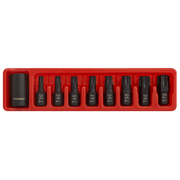 Sealey Premier Impact Bit & Holder Set 1/2"Sq Drive 9 Piece