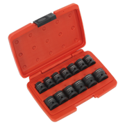 Sealey Premier Impact Socket Set 1/2"Sq Drive 13 Piece