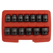 Sealey Premier Impact Socket Set 1/2"Sq Drive 13 Piece