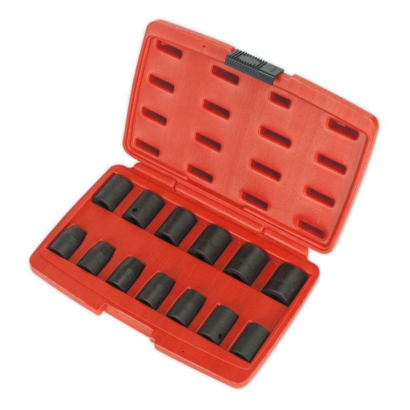 Sealey Premier Impact Socket Set 1/2" Drive 13 Piece