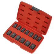 Sealey Premier Impact Socket Set 1/2"Sq Drive 13 Piece - AK5613TD
