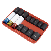 Sealey Premier Impact Socket Set 1/2" Drive 15 Piece Wheel Nut Removers