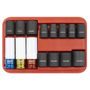 Sealey Premier Impact Socket Set 1/2" Drive 15 Piece Wheel Nut Removers