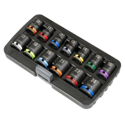 Sealey Premier Lock-On Impact Socket Set 1/2" Drive 13 Piece Metric