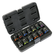 Sealey Premier Impact Socket Set 1/2"Sq Drive 13 Piece