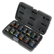 Sealey Premier Impact Socket Set 1/2"Sq Drive 13 Piece