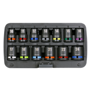 Sealey Premier Impact Socket Set 1/2"Sq Drive 13 Piece