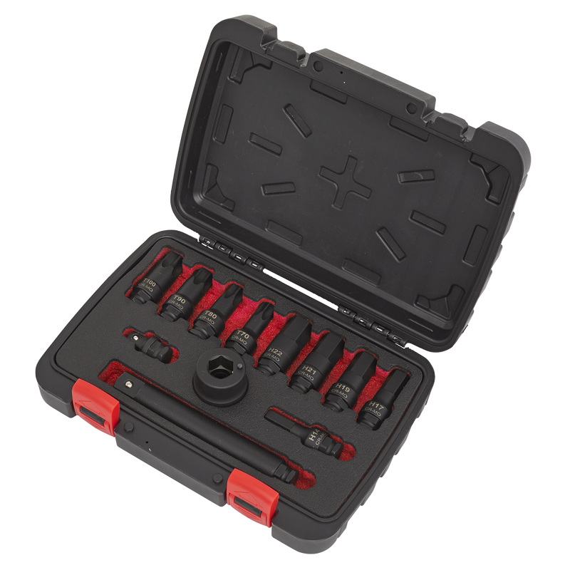 Sealey Premier Impact Socket Bit Set 3/4" Drive 12 Piece AK5617