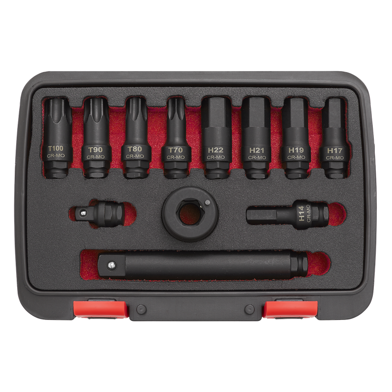 Sealey Premier Impact Socket Bit Set 3/4" Drive 12 Piece AK5617
